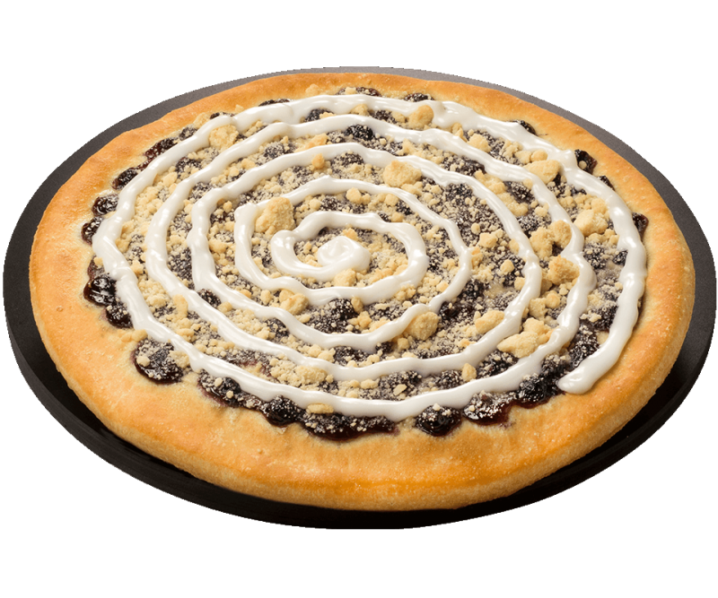 Blueberry Fruit Dessert Pizza