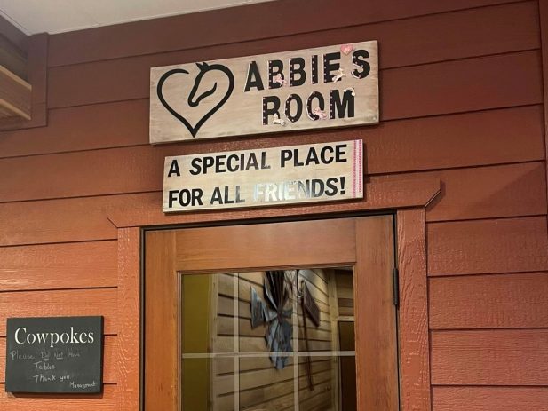 Abbies Room Sign