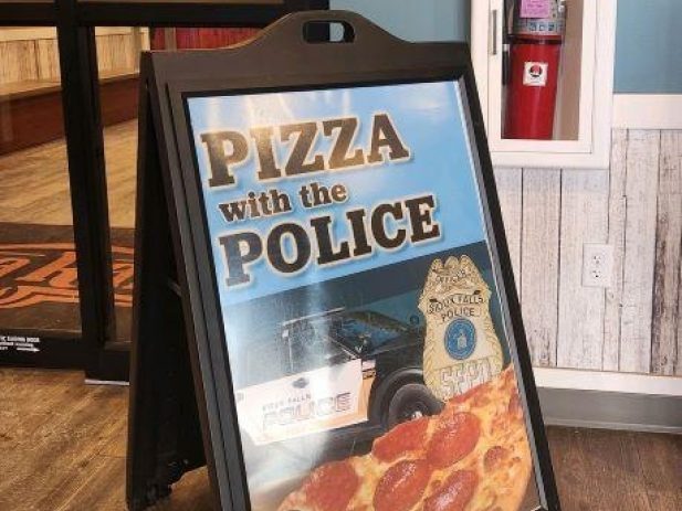 SF Pizza with Police 617x463