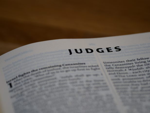 First page of the book of Judges