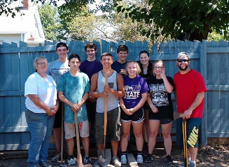 Volunteer team from Muscatine