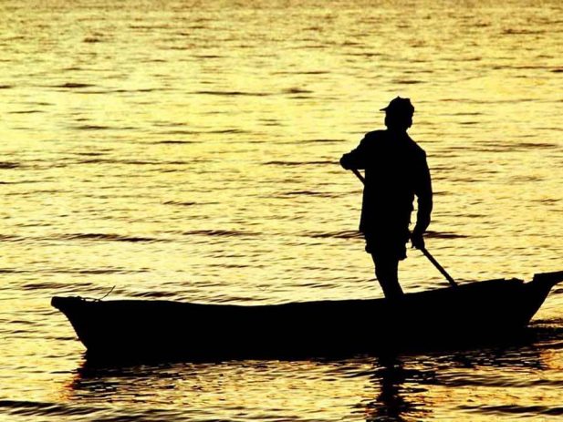 Fisherman at Sunrise