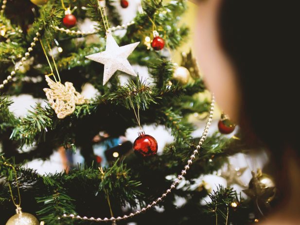 Decorated Christmas tree